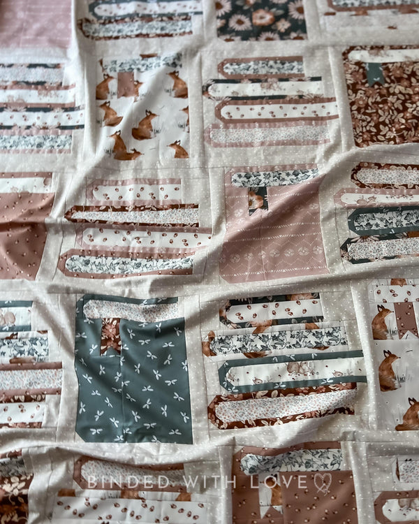 Book Nook Throw Quilt Kit | Modern Quilt Kit