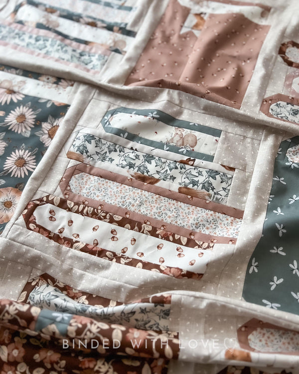 Book Nook Throw Quilt Kit | Modern Quilt Kit