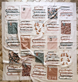 Book Nook Throw Quilt Kit | Modern Quilt Kit