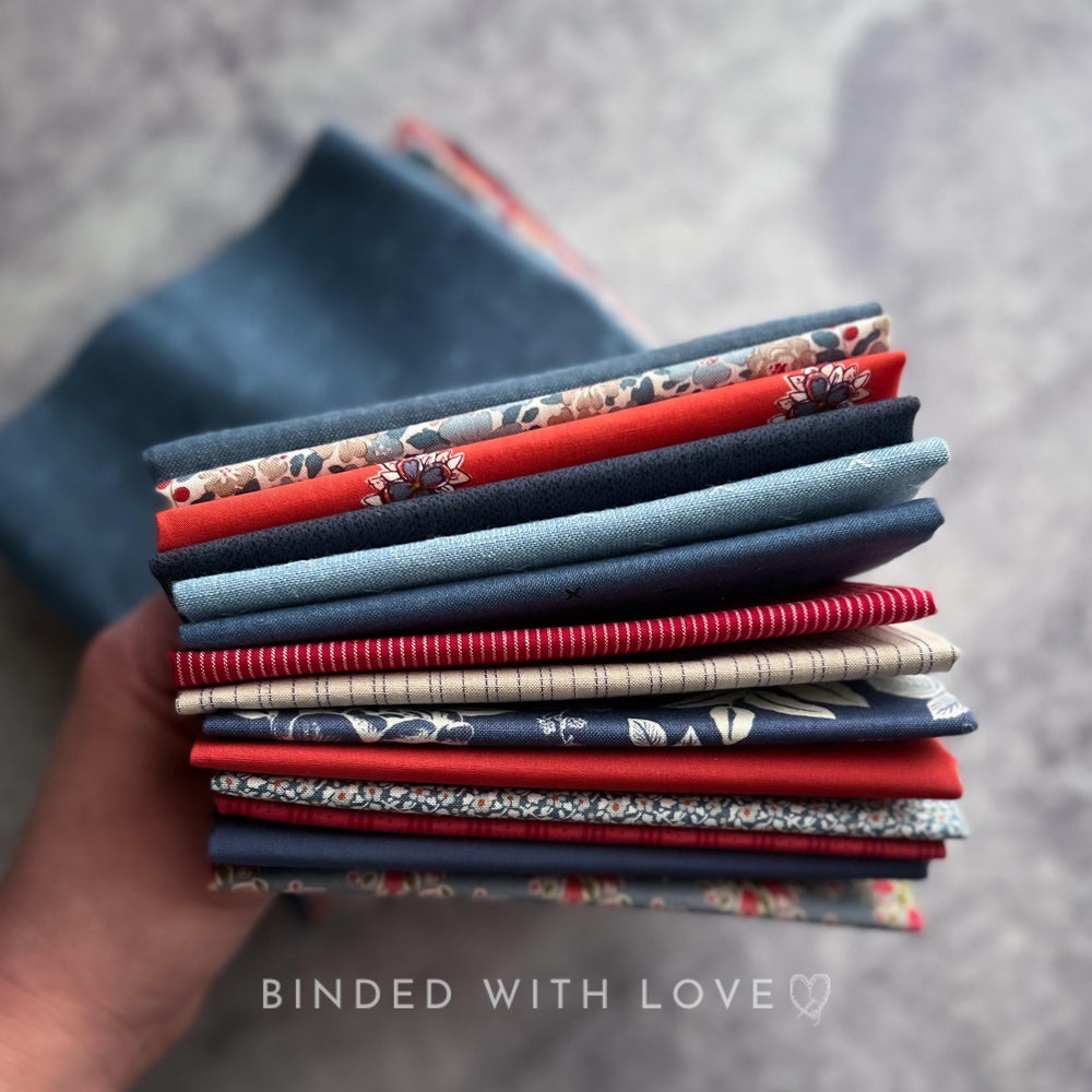 Curated Fat Quarter Bundle | 14 Fat Quarters | Hand Selected Quilting Bundle | Quilting Fabric | BUNDLE-251