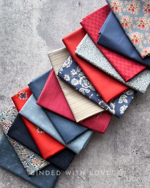 Curated Fat Quarter Bundle | 14 Fat Quarters | Hand Selected Quilting Bundle | Quilting Fabric | BUNDLE-251