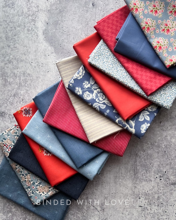 Curated Fat Quarter Bundle | 14 Fat Quarters | Hand Selected Quilting Bundle | Quilting Fabric | BUNDLE-251