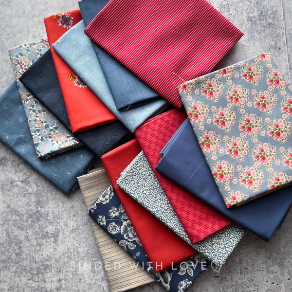 Curated Fat Quarter Bundle | 14 Fat Quarters | Hand Selected Quilting Bundle | Quilting Fabric | BUNDLE-251