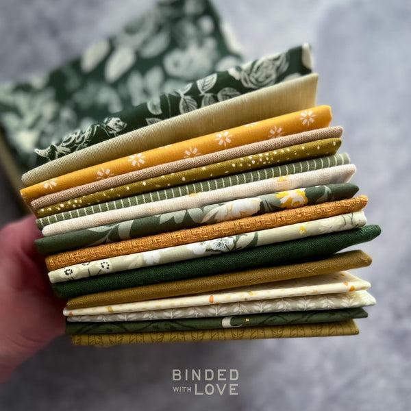 Moss & Marigold Bundle | Curated 16 Fat Quarter Bundle | BUNDLE-262