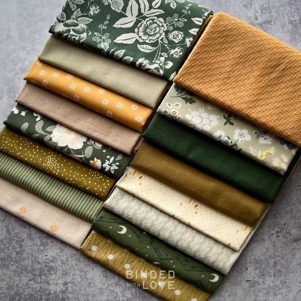 Moss & Marigold Bundle | Curated 16 Fat Quarter Bundle | BUNDLE-262