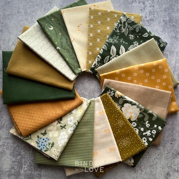 Moss & Marigold Bundle | Curated 16 Fat Quarter Bundle | BUNDLE-262