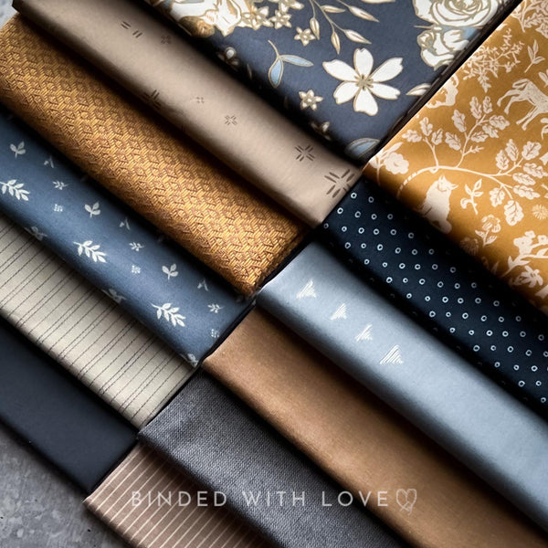 Curated Fat Quarter Bundle | 12 Fat Quarters | Hand Selected Quilting Bundle | Quilting Fabric | BUNDLE-252
