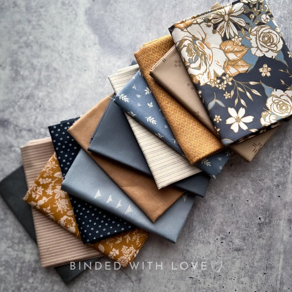 Curated Fat Quarter Bundle | 12 Fat Quarters | Hand Selected Quilting Bundle | Quilting Fabric | BUNDLE-252