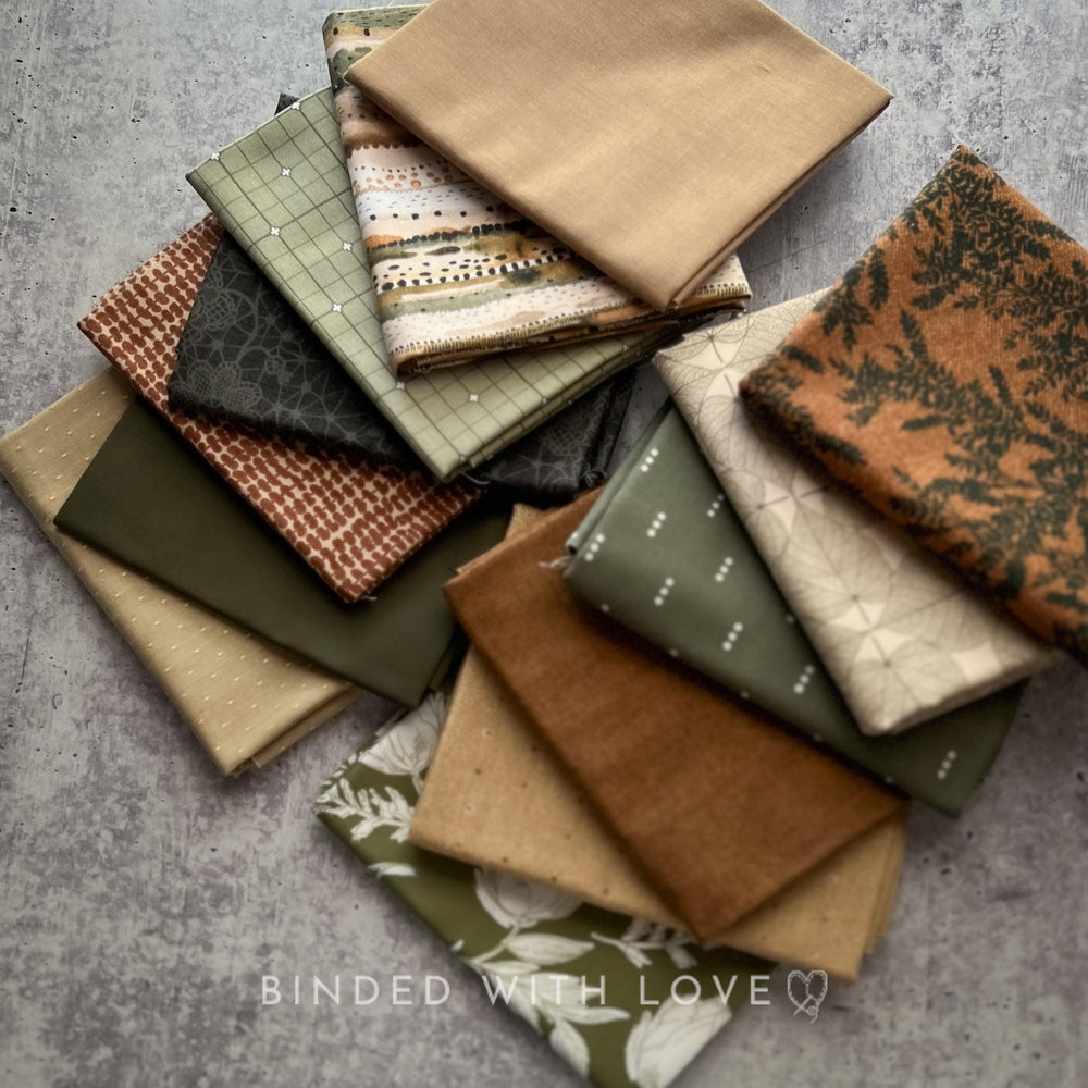 Curated Fat Quarter Bundle | 13 Fat Quarters | Hand Selected Quilting Bundle | Quilting Fabric | BUNDLE-256