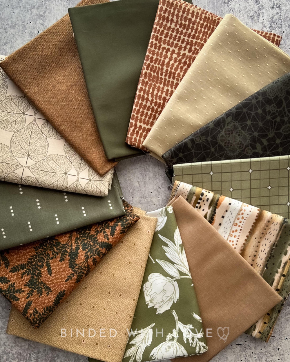 Curated Fat Quarter Bundle | 13 Fat Quarters | Hand Selected Quilting Bundle | Quilting Fabric | BUNDLE-256