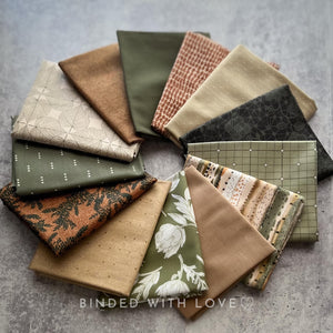 Curated Fat Quarter Bundle | 13 Fat Quarters | Hand Selected Quilting Bundle | Quilting Fabric | BUNDLE-256