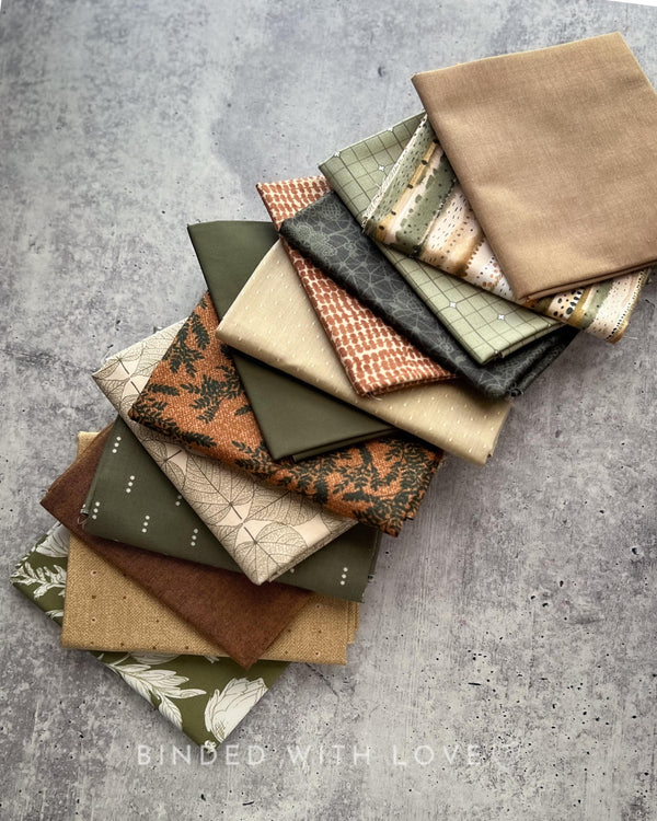 Curated Fat Quarter Bundle | 13 Fat Quarters | Hand Selected Quilting Bundle | Quilting Fabric | BUNDLE-256