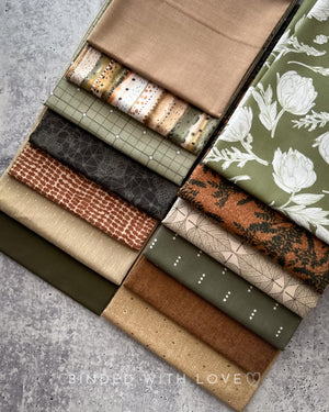 Curated Fat Quarter Bundle | 13 Fat Quarters | Hand Selected Quilting Bundle | Quilting Fabric | BUNDLE-256