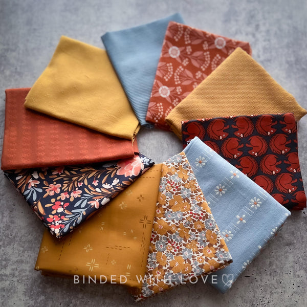 Curated Fat Quarter Bundle | 10 Fat Quarters | Hand Selected Quilting Bundle | Quilting Fabric | BUNDLE-260