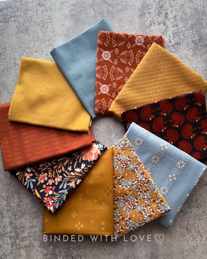 Curated Fat Quarter Bundle | 10 Fat Quarters | Hand Selected Quilting Bundle | Quilting Fabric | BUNDLE-260
