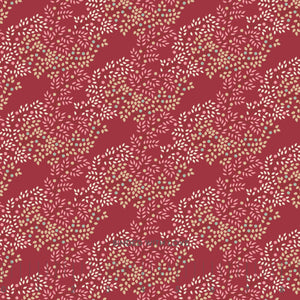 Berrytangle Burgundy 130147 | Creating Memories Winter by Tone Finnanger | Tilda Fabrics | Continuous Yardage | Fat Quarter