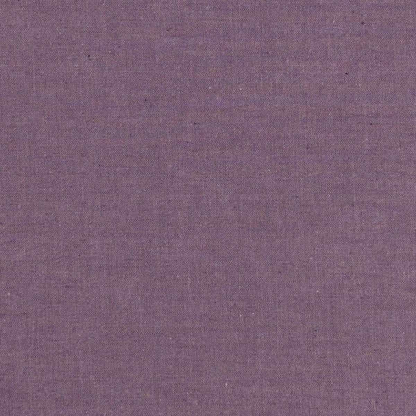 Eggplant 160039 | Chambray Basics Tilda Fabrics | Yarn Dyed Woven Quilting Fabric | Continuous Yardage | Fat Quarter