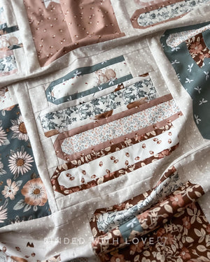 Book Nook Throw Quilt Kit | Modern Quilt Kit