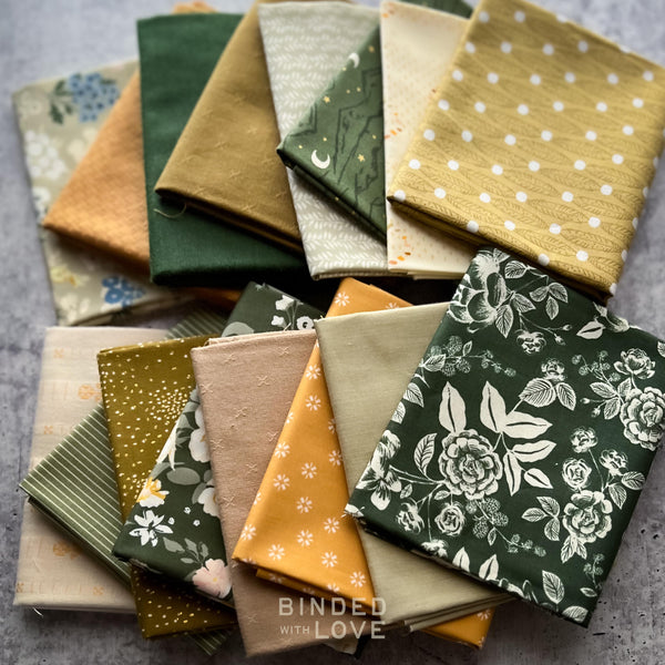 Moss & Marigold Bundle | Curated 16 Fat Quarter Bundle | BUNDLE-262