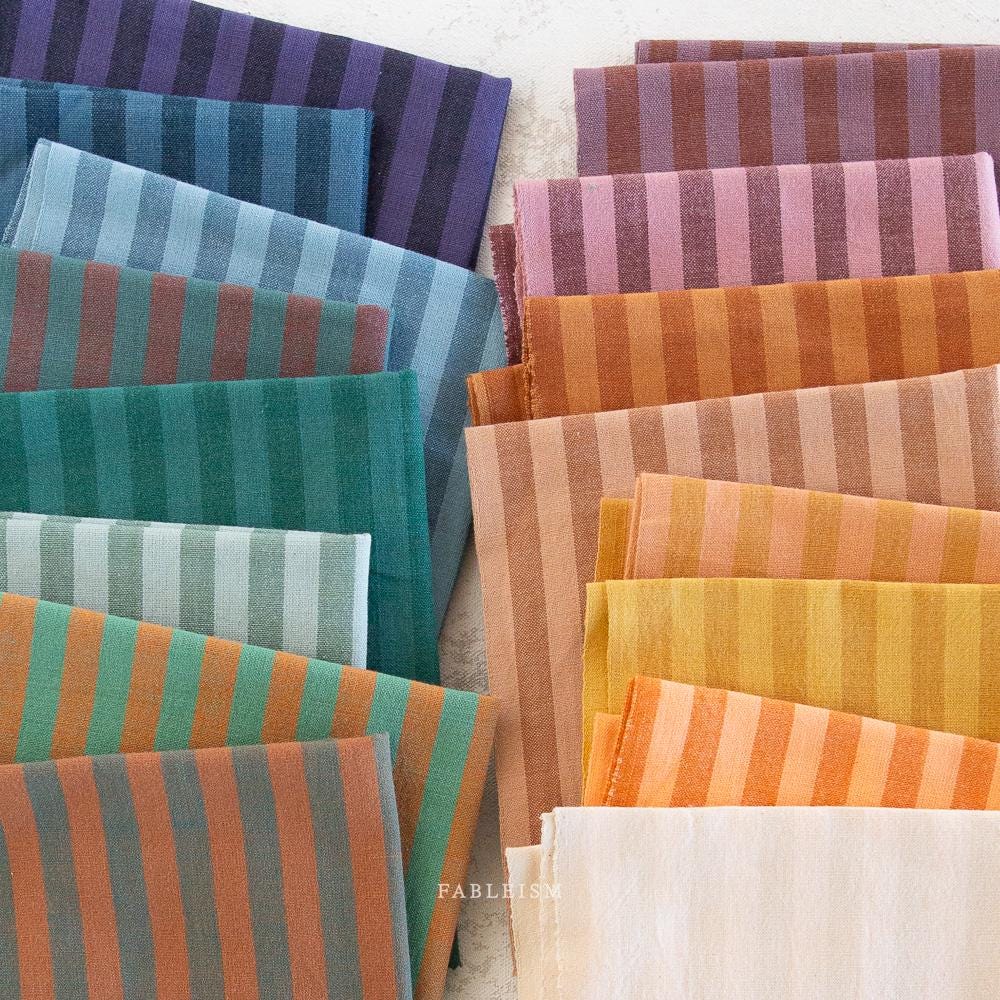 Sun Stripes Full Collection by Fableism Supply Co. | 16 Yarn Dyed Wovens | BUNDLE-265