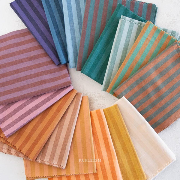 Sun Stripes Full Collection by Fableism Supply Co. | 16 Yarn Dyed Wovens | BUNDLE-265