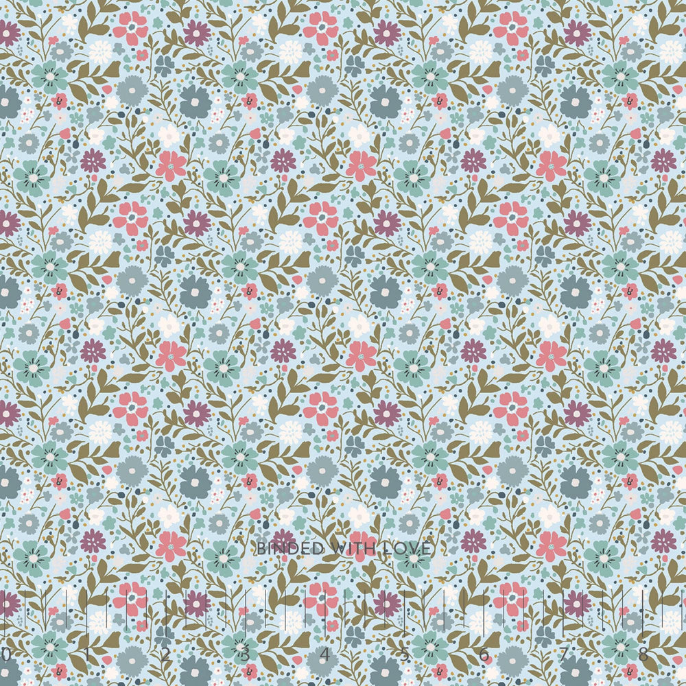 Happy Petals Sky Blue RJ6212-SB1 | Flower Magic by RJR Studios