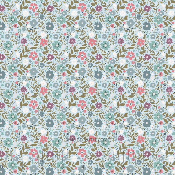 Happy Petals Sky Blue RJ6212-SB1 | Flower Magic by RJR Studios