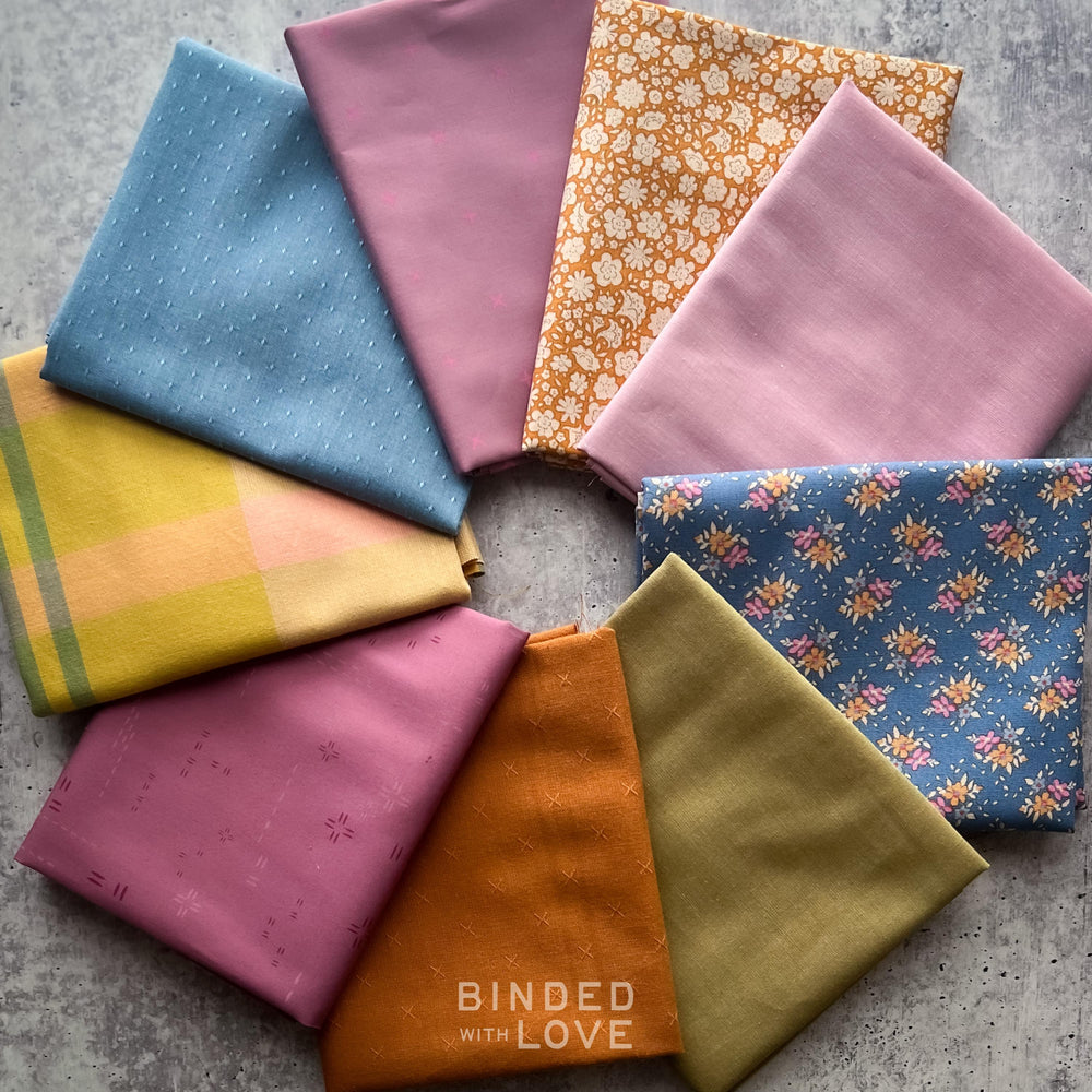 Sunshine & Sherbet Bundle | Curated 9 Fat Quarter Bundle | BUNDLE-272