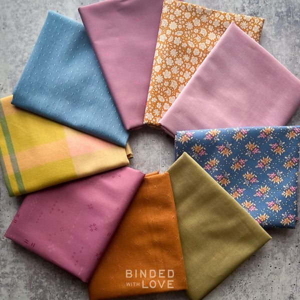 Sunshine & Sherbet Bundle | Curated 9 Fat Quarter Bundle | BUNDLE-272