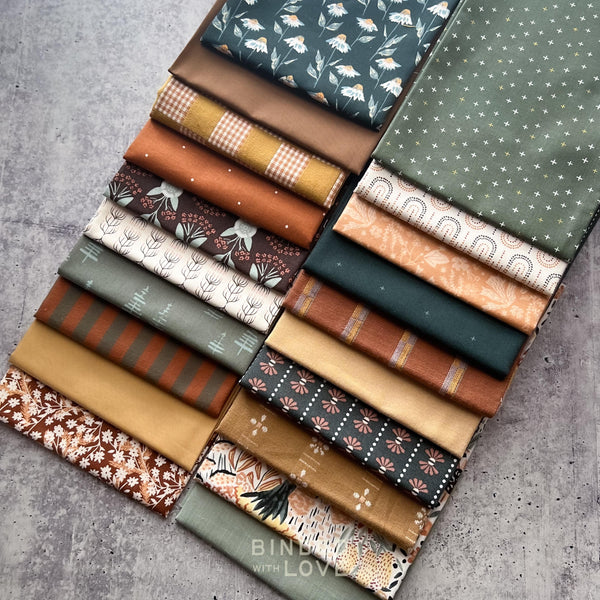 Woodland Hearth Bundle | Curated 20 Fat Quarter Bundle | BUNDLE-273