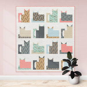 Kitty Kats Fat Quarter Bundle by Sazerelli Designs | Cotton + Steel | 18 prints