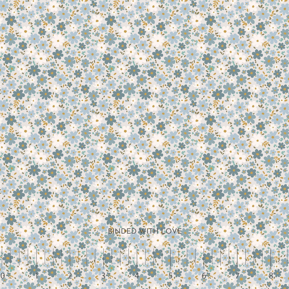 Field Of Blooms Powderblue RJ6211-PO1 | Flower Magic by RJR Studios