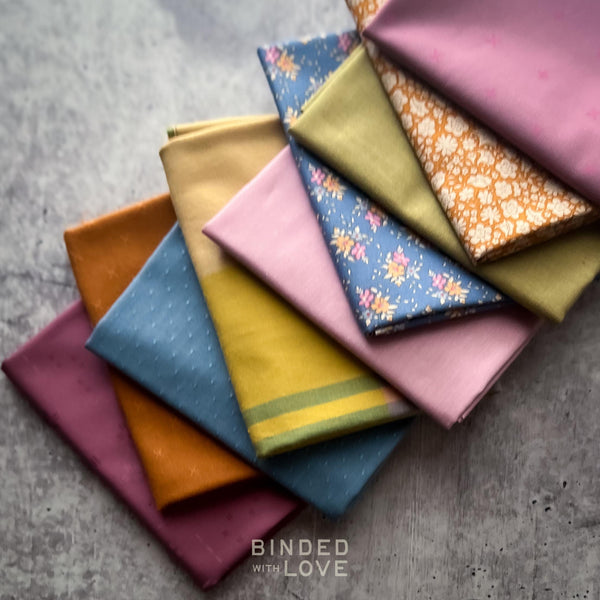Sunshine & Sherbet Bundle | Curated 9 Fat Quarter Bundle | BUNDLE-272