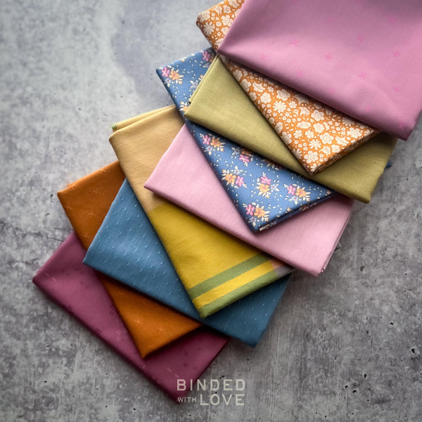 Sunshine & Sherbet Bundle | Curated 9 Fat Quarter Bundle | BUNDLE-272