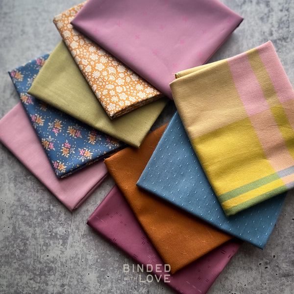 Sunshine & Sherbet Bundle | Curated 9 Fat Quarter Bundle | BUNDLE-272