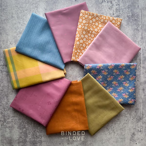 Sunshine & Sherbet Bundle | Curated 9 Fat Quarter Bundle | BUNDLE-272