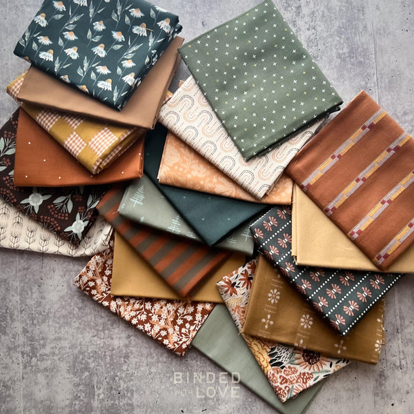 Woodland Hearth Bundle | Curated 20 Fat Quarter Bundle | BUNDLE-273