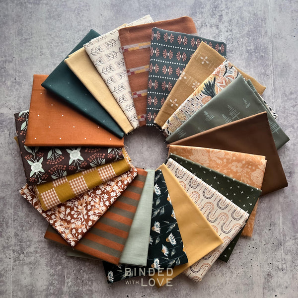 Woodland Hearth Bundle | Curated 20 Fat Quarter Bundle | BUNDLE-273