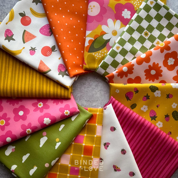 Joyful June by Sarah Hearts for FIGO Fabrics | 12 Prints | BUNDLE-275