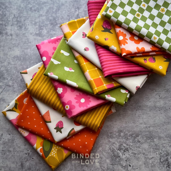 Joyful June by Sarah Hearts for FIGO Fabrics | 12 Prints | BUNDLE-275