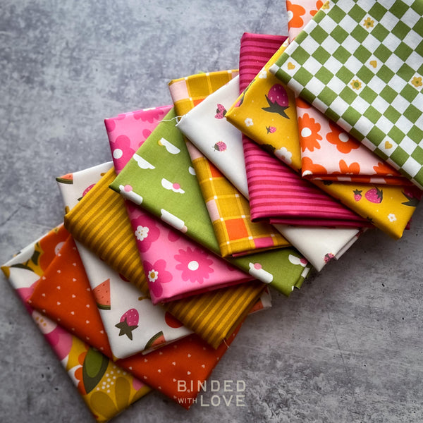 Joyful June by Sarah Hearts for FIGO Fabrics | 12 Prints | BUNDLE-275