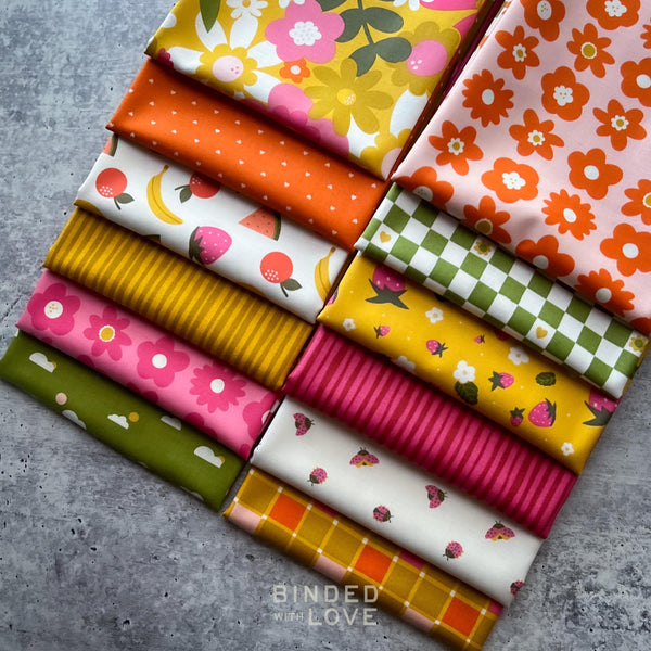 Joyful June by Sarah Hearts for FIGO Fabrics | 12 Prints | BUNDLE-275
