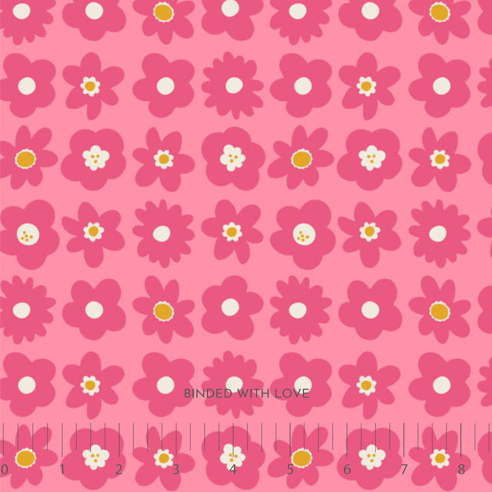 Blooms Pink 91116-21 | Joyful June by Sarah Hearts | Figo Fabrics