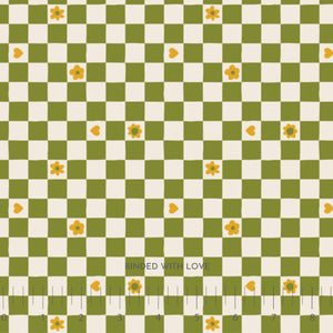 Checks Green 91115-60 | Joyful June by Sarah Hearts | Figo Fabrics