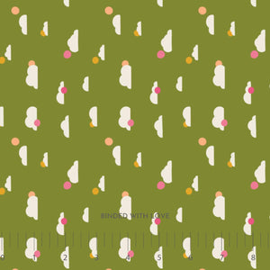 Clouds Green 91114-60 | Joyful June by Sarah Hearts | Figo Fabrics