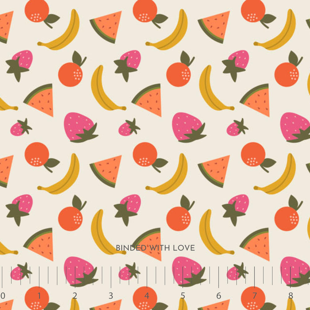 Fruits Cream 91113-11 | Joyful June by Sarah Hearts | Figo Fabrics