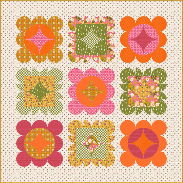 Strawberries Ochre 91111-55 | Joyful June by Sarah Hearts | Figo Fabrics