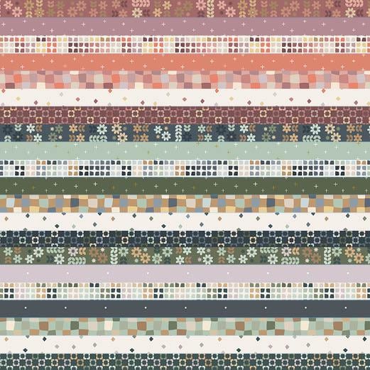 Madeleine Dusky Blue DA101-DB2 | Sweet Treats by Day 51 | Cotton + Steel