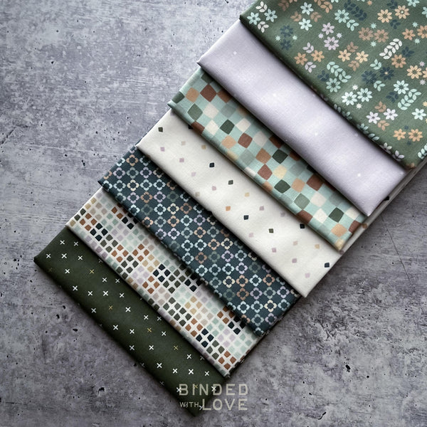 Sweet Treats by Day51 | Cotton + Steel | Olive Colorway 7 Prints | BUNDLE-278