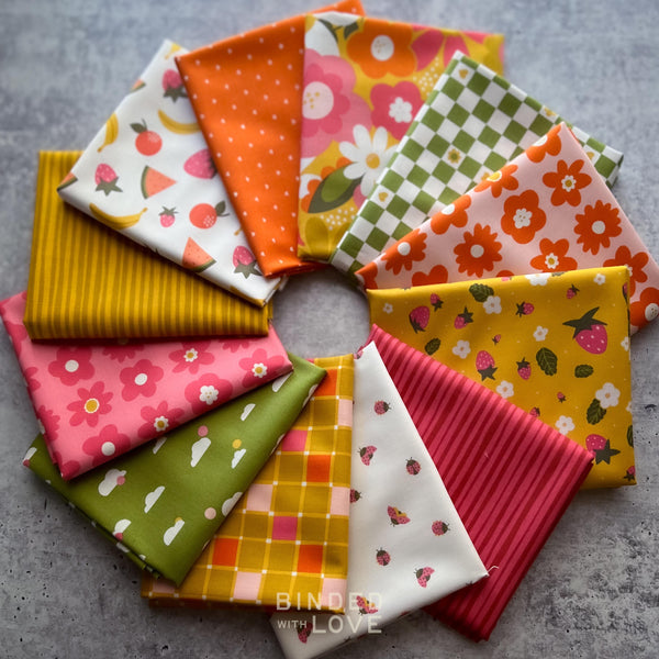 Joyful June by Sarah Hearts for FIGO Fabrics | 12 Prints | BUNDLE-275
